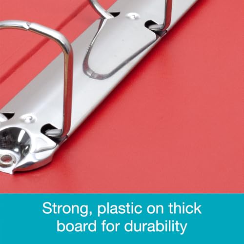 Bantex Ringbuch, Format A3, Querformat, Rücken 30 mm, PVC, 4-D-Ring-Mechanik, Rot