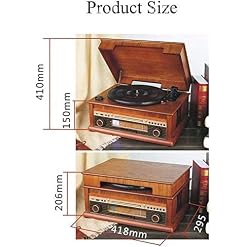 Tourne-Disque Vinyle Bluetooth avec Radio FM Numérique USB Télécommande Vintage Tourne-Disque pour Disques Vinyles avec… - Les Beatles, Paul McCartney, John Lennon, RIngo Starr, George Harrison Tourne-Disque Vinyle Bluetooth avec Radio FM Numérique USB Télécommande Vintage Tourne-Disque pour Disques Vinyles avec… – Image 2