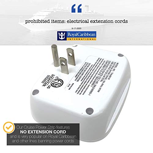 Cruise Power Strip No Surge Protector With Usb Outlets - Ship Approved (Non Surge Protection) Cruise Essentials #TOP6