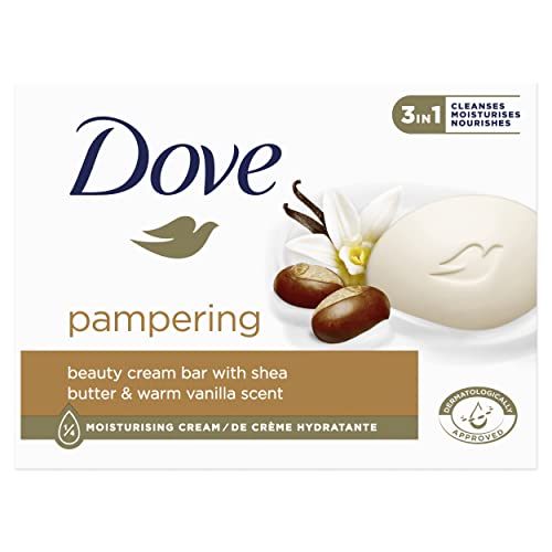 Image of Dove Beauty Cream Soap Bar, 90g (Shea Butter)