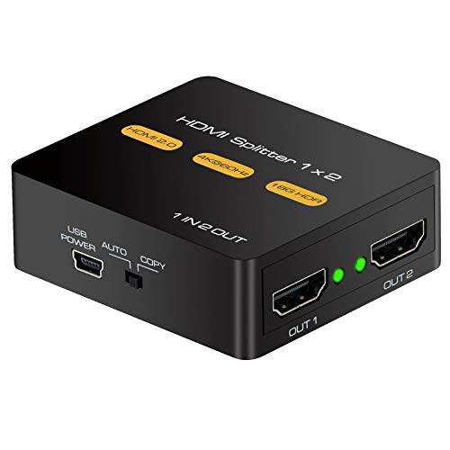 HDMI 2.0 分配器 スプリッター 1入力2出力 2画面 同時出力 4K*2K@60Hz 3D 1080P 高画質 高解像度 PS5 PS4 PS4 Pro PS4 Slim Blu-ray DVD レコーダー PC Xbox 任天堂スイッチ HDTV 任天堂スイッチ 対応 HDMI 2.0 分配器 スプリッター 1入力2出力 2画面 同時出力 4K*2K@60Hz 3D 1080P 高画質 高解像度 PS5 PS4 PS4 Pro PS4 Slim Blu-ray DVD レコーダー PC Xbox 任天堂スイッチ HDTV 任天堂スイッチ 対応