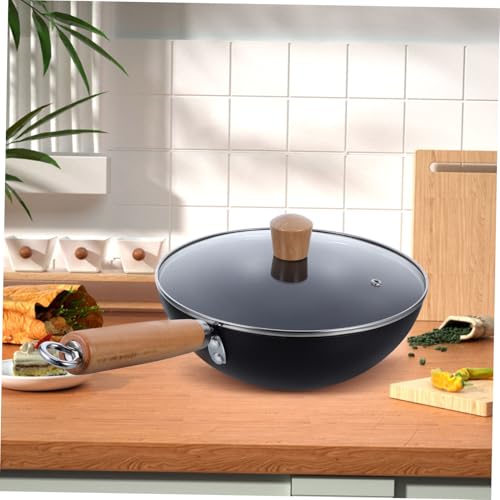 Sartén Wok de Hierro sin Recubrimiento con Mango de Madera miniatura 5