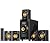 Bobtot Small Subwoofer Home Theater for TV Surround System 5 Wired Speakers Amplifier 4 inch Woofer Built-in Receiver Support HDMI ARC Optical Bluetooth Input for Projector