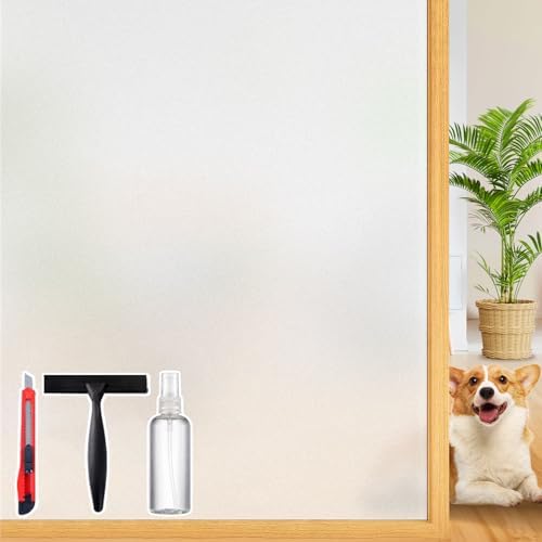 Amazon.com: Bloss Frosted Window Film Privacy Window Film Opaque Glass ...