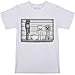 Minecraft Big Boys' Lineup T-Shirt (White, Youth Large)