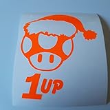 Konturgeschnitten Neon 1 Up Winter Neon orange Shocker Hand Auto Aufkleber JDM Tuning Autoaufkleber OEM DUB Decal Stickerbomb Bombing fun Roller Scooter Motorrad 241