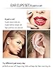 Blulu 8 Pairs Ear Cuffs Earrings Cuff Non Piercing Stainless Steel Clip on Cartilage Earrings for Men Women, 8 Various Styles #5