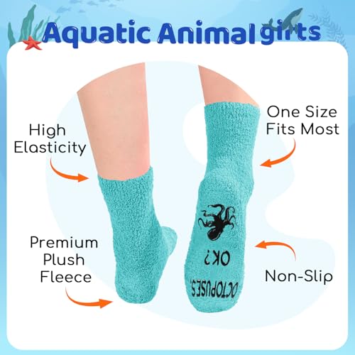 Image of HAPPYPOP Animal Socks for Women - Turtle Jellyfish Gifts Pigs Socks Horses Octopus Gift