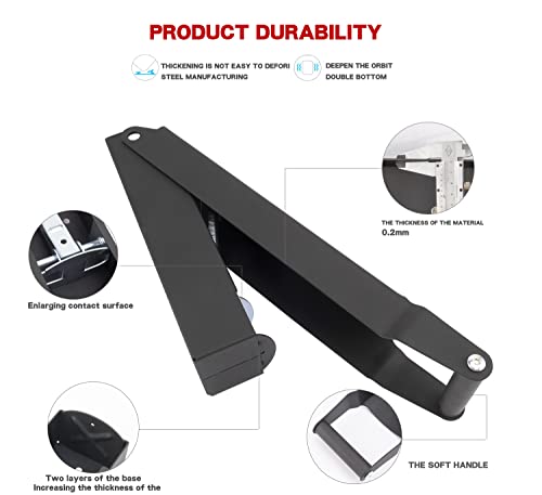 Super Leader Dalao Compactor,16 Oz. Metal Crusher,Heavy-Duty Wall-Mounted Smasher For Aluminum Seltzer, Soda, Beer Cans And Bottles For Recycling-Premium Frosted Black #TOP2