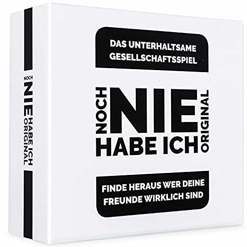 Noch Nie Habe Ich Trinkspiel Kartenspiel - Never Ever Have I deutsche Version Gesellschaftsspiel; 2-12 Spieler; XXL Fassung mit 300 Fragen