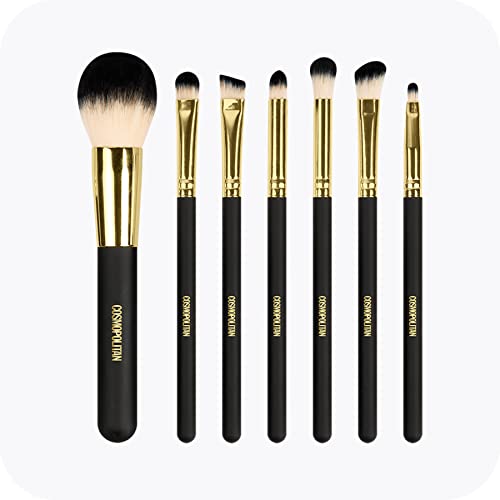 Cosmopolitan Make-Up Brushes, 7-Piece Makeup Brush Set, Full Collection for Foundation Face Contouring & Eye Make Up