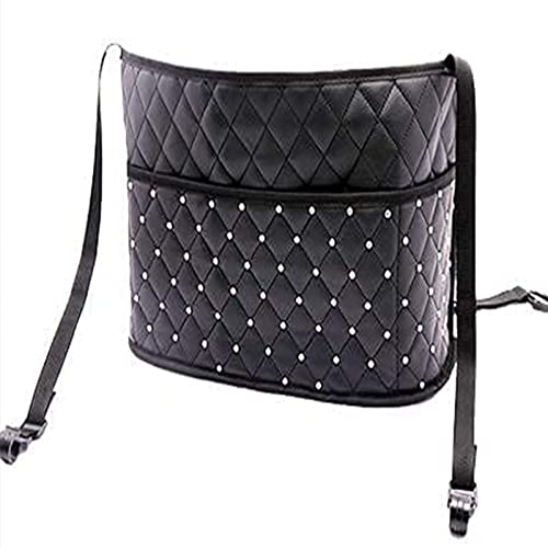 Ivishow Car Handbag Holder-Handbag Holder Between Seats ,Handbag Holder For Car,Between Seat Car Organizer,Car Net Pocket Handbag Holder Between Seats(Biamond).