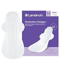 Lansinoh Wochenbett-Einlagen - 12 Stück - super dünn & saugfähig - ab Woche 2+ nach der Geburt