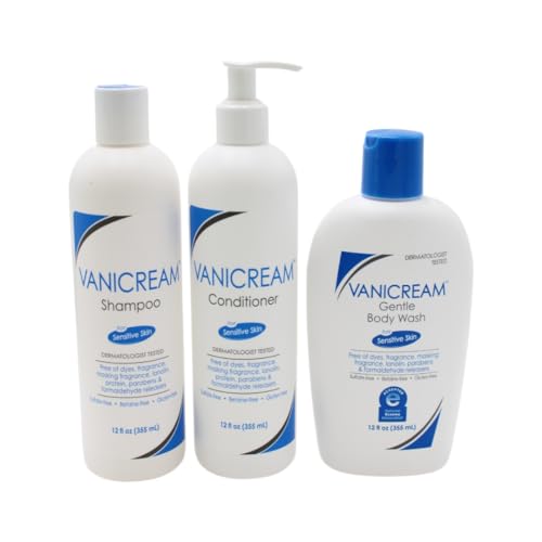 Vanicream Shampoo, Conditioner and Gentle Body Wash Trio