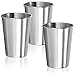 Produktbild com-four® 3x Edelstahl-Trinkbecher - leichter Becher aus Edelstahl 304 - Campingbecher 300 ml - Reisebecher bruchsicher und BPA-frei