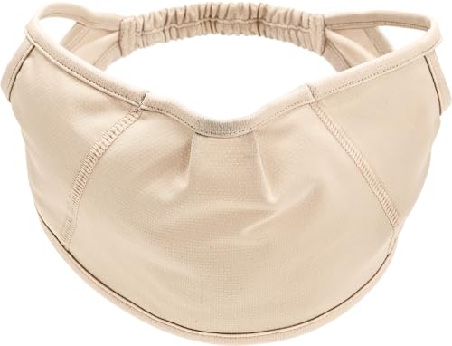 Coolibar UPF 50+ Men's Women's Blackburn UV Mask - Sun Protective (Large/X-Large- Beige)