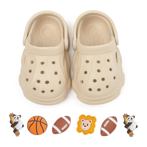 Image of Casazoe Toddler Boys Girls Cute Garden Clogs Kids Slip On Water Shoes EVA Lightweight Summer Slipper Slides Baby Comfort Sandals Children Outdoor Shower Beach Pool Play Shoes