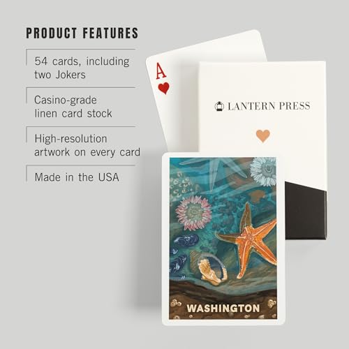 Lantern Press Naipes Póker 52 Cartas Tamaño Estándar miniatura 3