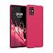 Produktbild kwmobile Hülle kompatibel mit Samsung Galaxy A51 - Hülle Silikon - Soft Handyhülle - Handy Case in Granatapfelrot