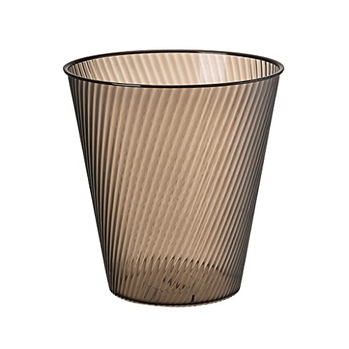 Fengshop Cubo de Basura 10L Creativo Basura roscada de Basura a Domicilio Descubierto baño Sala de Estar Canasta de Papel de Papel de Mesa Grande Cubo de Basura para Cocina (Color : B)