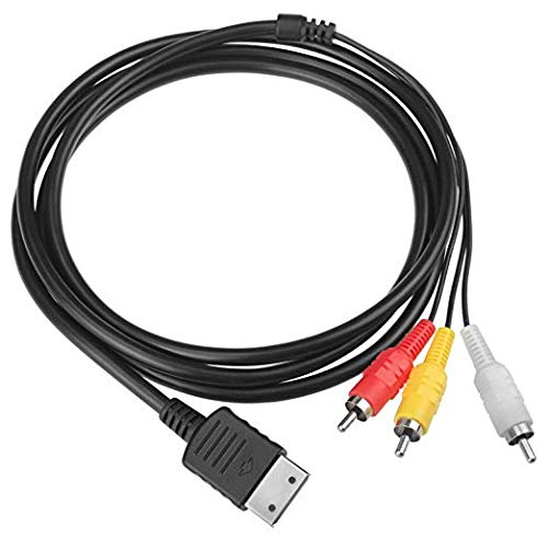 RUITROLIKER - RUITROLIKER 6ft 3RCA Audio Video AV Composite Kabel für Dreamcast DC