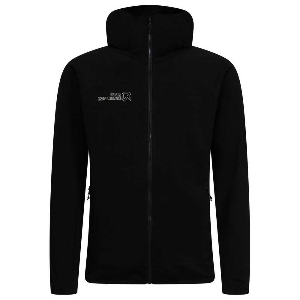 Rock Experience REMC02771-0208 DIADEM 2.0 HOODIE FZ MAN FLEECE Sweatshirt Men's CAVIAR M