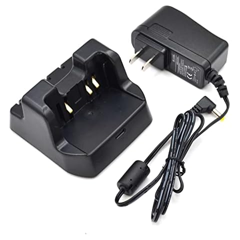 Kymate CD-41 Rapid Charger for YAESU FT1DR FT2DR FT3DR FT5DR VX-8R VX-8DR VX-8GR Handheld Radio Battery CD41 Desk Charging SBR-14 SBR-24 FNB-101 FNB-102 Cover