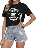 Breastfeeding Shirts for Women Nursing Shirts for Breastfeeding Hidden Zipper Maternity Tops Black