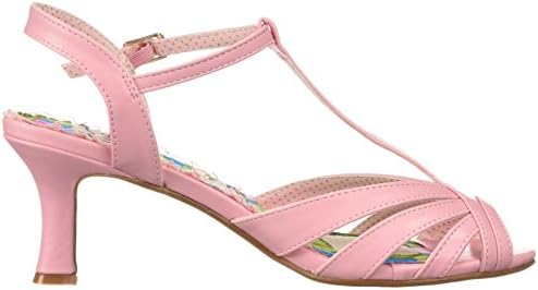 Bettie Page Women's BP300-LAYLA Heeled Sandal, Pink, 7 B US | Image 5