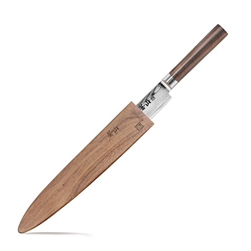 Cangshan J Series 62786 X-7 Steel Sashimi Chef Knife With Walnut Sheath, 10-Inch #TOP1