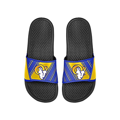 Image of FOCO mens NFL Team Logo Legacy Sport Slide Sandals