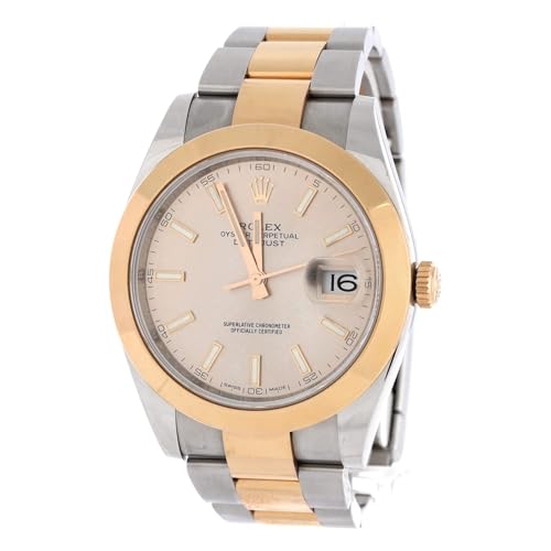 Pre-Loved Oyster Perpetual Datejust Automatic Watch Stainless Steel and Rose Gold 412