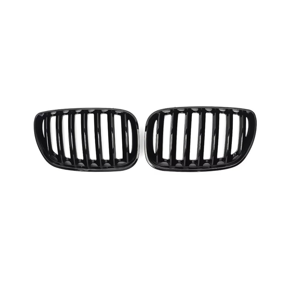 Parrillas delanteras para X5 E53 2004 2005 2006 parachoques negro brillante 7