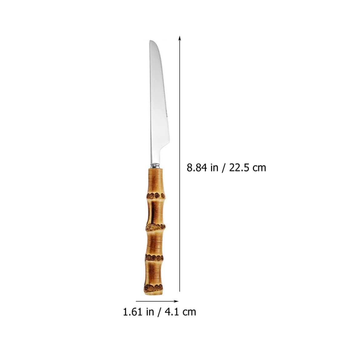 Amosfun 3 Set Set di posate in gadget ciotole da tavola cutlery set kit taglierino cucchiaio posate per cibo occidentale Acciaio inossidabile