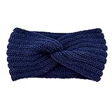 🌺Balance Zwischen Komfort Und Wärme - Strickkopfbänder elastisch und weich, sehr dehnbar. Das breite Stirnband kann Ihnen leicht Wärme bringen, ohne Ihr Haar zu verletzen, insbesondere das Design für den Winter. stirnband stricken
