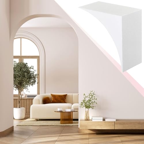 2 Pcs 3D Rounded Doorway Arch Kit 9"x 9"x 5" DIY Interior Doorway Precurved Drywall Full Half Circle Top Round Arch Kit for Interior Decoration by DANHMAO - Image 6