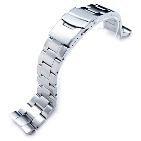 MiLTAT 22mm Watch Band for Seiko Turtle SRP773 SRPE05 SRP779 SRPA21, Super-O Screw-Link Cover