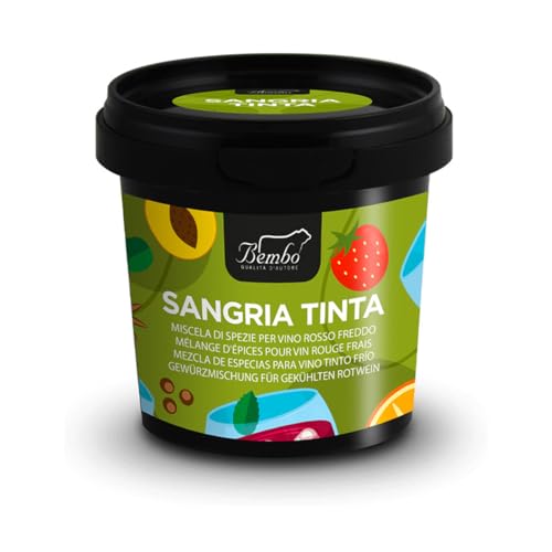 Sangria Tinta Bembo - Miscela di Spezie per Sangria Tinta - Miscela di Spezie per Vino Rosso Freddo - Aperitivi e Cocktail - Made in Italy