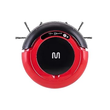 Aspirador de Pó Robô Mars Varre + Aspira + Passa Pano Bivolt com 30W e Bateria Recarregável, Vermelho/Preto Multi Home - HO400