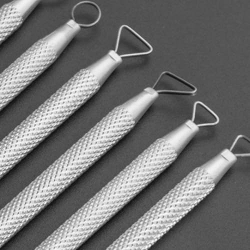 Clay Sculpture Tools,Clay Sculpting Tools Pottery Turning Xiem Trimming Sgraffito Metal Carving Tool 6pcs Set Scraper Mini Ribbon Loop Cutting Smoothing Hoop,Ceramics & Pottery 6Pcs/Set Aluminium 3 Clay Sculpture Tools,Clay Sculpting Tools Pottery Turning Xiem Trimming Sgraffito Metal Carving Tool 6pcs Set Scraper Mini Ribbon Loop Cutting Smoothing Hoop,Ceramics & Pottery 6Pcs/Set Aluminium - Image 3