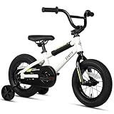 cubsala 12 Inch Kids Bike BMX Style Bicycle with Training...
