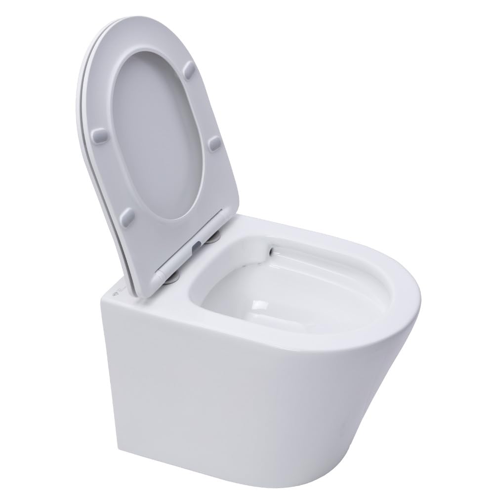 WC Suspendu Pack Complet Accessoires - Pack WC Grohe Bâti autoportant, WC SAT Infinitio sans bride, Plaque chrome, Abattant WC,Cuvette Toilette, Chasse d'eau Wc, Mécanisme