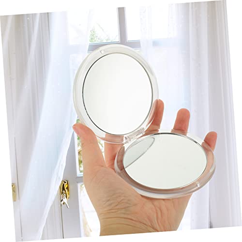 minkissy 3pcs espejo compacto de maquillaje con luz miniatura 7