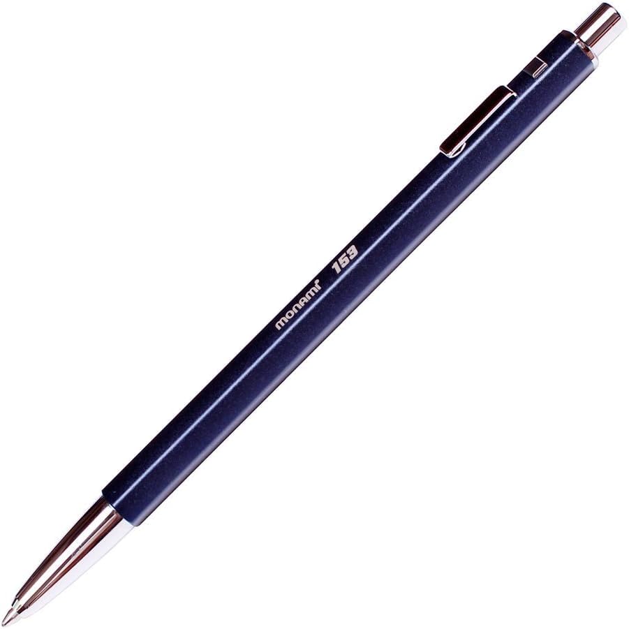 Bolígrafo de punta de bola de 1.0mm con cuerpo de metal Midnight y tinta negra 3