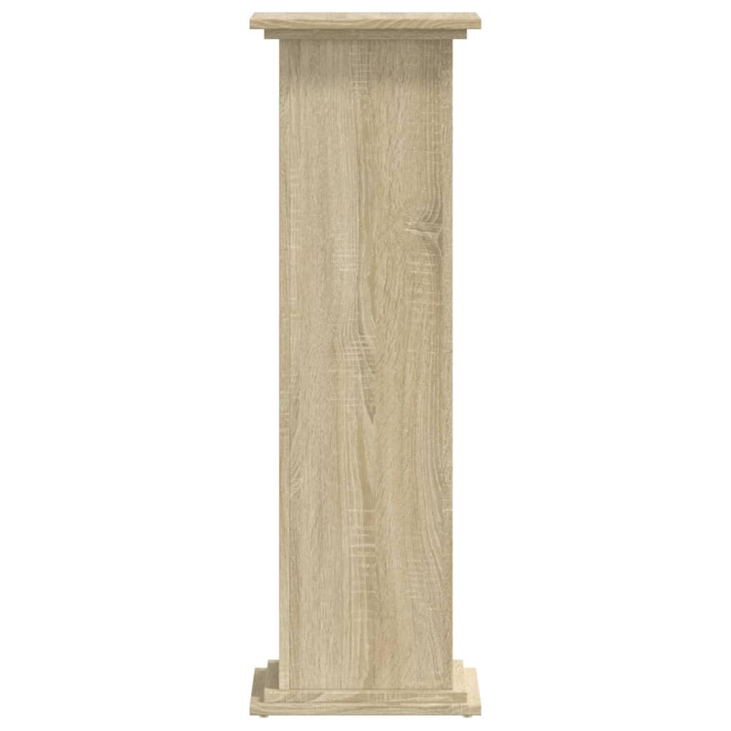 Hothingwell Stojak na rośliny Chene Sonoma 33x33x100cm Drewno Ingenierie