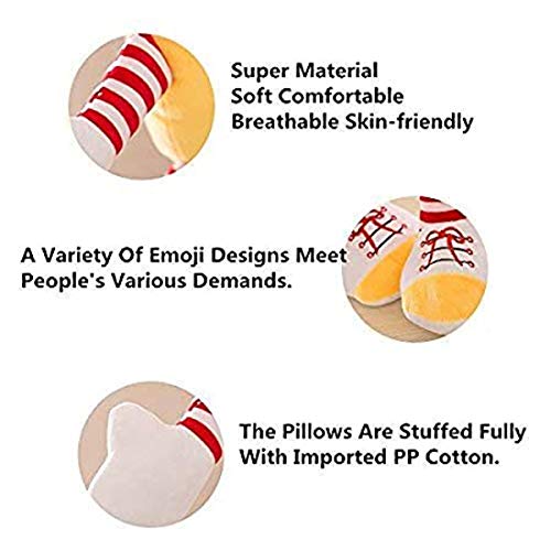 Image of HUG 'n' FEEL SOFT TOYS Soft Toys Long Soft Lovable hugable Cute Giant Life Size Teddy Bear Plush & Stuffed Toys (Emoji Pillow, Kissing Emoji)