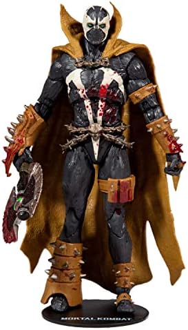 McFarlane Toys Mortal Kombat Spawn Bloody Classic 7" Action Figure with Accessories
