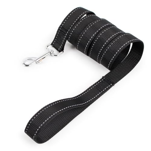 LQIOACU Correa Negra De 3 Metros Para Perros, Correa De 3 Metros, Correa Retriever Para Perros, Correa Ajustable, Correa De Adiestramiento Para Perros