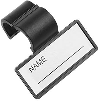 Beautyflier 5 Pcs Plastic Name ID Identification Tag Clip for Stethoscope Tube Replacement Accessories (Rectangle)