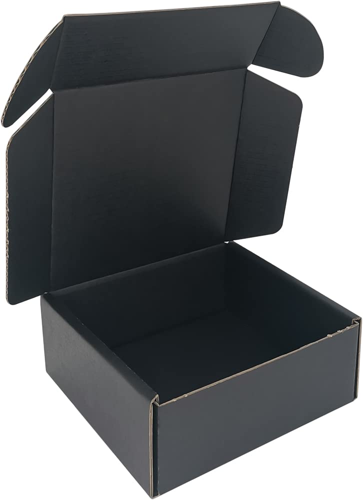 Amazon.com: CH-BOX 5x5x2'' Small Shipping Boxes 25 Pack, Black